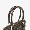 Fendi Zucca Brown Top Handle Bag