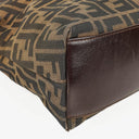 Fendi Zucca Brown Top Handle Bag