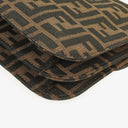 Fendi Zucca Canvas Baguette Tobbaco Shoulder Bag