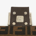 Fendi Zucca Canvas Baguette Tobbaco Shoulder Bag