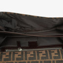 Fendi Zucca Canvas Baguette Tobbaco Shoulder Bag