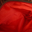 Fendi Zucca Coated Canvas and Patent Leather Tobacco/Black Baguette Print Roll Shopper Tote