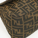 Fendi Zucca Mamma Baguette Tobacco Shoulder Bag