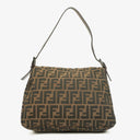 Fendi Zucca Mamma Baguette Tobacco Shoulder Bag