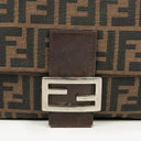 Fendi Zucca Mamma Baguette Tobacco Shoulder Bag