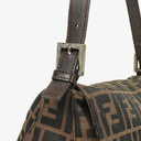 Fendi Zucca Mamma Baguette Tobacco Shoulder Bag