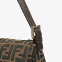 Fendi Zucca Mamma Baguette Tobacco Shoulder Bag