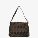 Fendi Zucca Mamma Baguette Tobacco Shoulder Bag