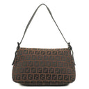 Fendi Zucchino Mini Mamma Baguette Shoulder Bag