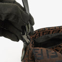 Fendi Zucchino Mini Mamma Baguette Shoulder Bag
