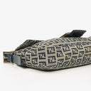 Fendi Zuccino Baguette Navy/Grey Handbag