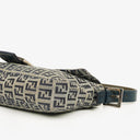 Fendi Zuccino Baguette Navy/Grey Handbag