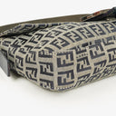 Fendi Zuccino Baguette Navy/Grey Handbag