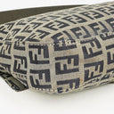 Fendi Zuccino Baguette Navy/Grey Handbag