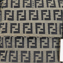 Fendi Zuccino Baguette Navy/Grey Handbag
