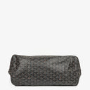 Goyard Saint Louis Black Chevron Print Coated Canvas Tote Bag