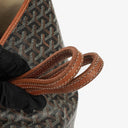 Goyard Saint Louis Black Chevron Print Coated Canvas Tote Bag
