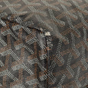 Goyard Saint Louis Black Chevron Print Coated Canvas Tote Bag