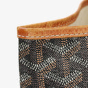 Goyard Saint Louis Black Chevron Print Coated Canvas Tote Bag