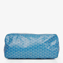 Goyard Saint Louis GM Blue Chevron Print Coated Canvas Tote Bag