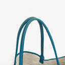 Goyard Saint Louis GM Blue Chevron Print Coated Canvas Tote Bag