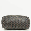 Goyard Saint Louis PM Black Chevron Print Coated Canvas Tote Bag