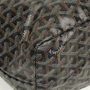 Goyard Saint Louis PM Black Chevron Print Coated Canvas Tote Bag