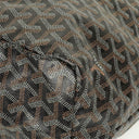 Goyard Saint Louis PM Black Chevron Print Coated Canvas Tote Bag