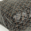Goyard Saint Louis PM Black Chevron Print Coated Canvas Tote Bag