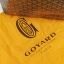 Goyard Saint Louis PM Black Chevron Print Coated Canvas Tote Bag