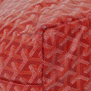 Goyard Saint Louis Red Chevron Print Coated Canvas Tote Bag