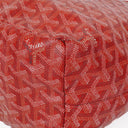 Goyard Saint Louis Red Chevron Print Coated Canvas Tote Bag