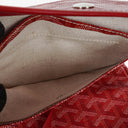Goyard Saint Louis Red Chevron Print Coated Canvas Tote Bag