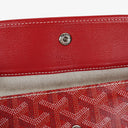 Goyard Saint Louis Red Chevron Print Coated Canvas Tote Bag