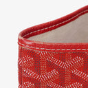 Goyard Saint Louis Red Chevron Print Coated Canvas Tote Bag