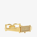 Gucci 1500 Rectangular Gold-Tone Stainless Steel Watch