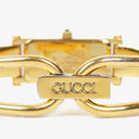 Gucci 1500 Rectangular Gold-Tone Stainless Steel Watch
