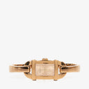 Gucci 6800L GG Dial Bangle Timepiece Gold-Tone Stainless Steel Watch