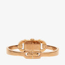 Gucci 6800L GG Dial Bangle Timepiece Gold-Tone Stainless Steel Watch