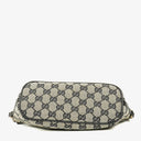 Gucci Baguette Pochette Boat Grey GG Monogram Bag