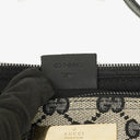 Gucci Baguette Pochette Boat Grey GG Monogram Bag