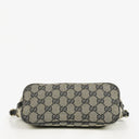 Gucci Baguette Pochette Boat Grey/Black GG Monogram Bag