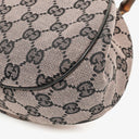 Gucci Bamboo Top Handle Frame GG Canvas Bag