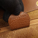 Gucci Bamboo Backpack Brown Suede And Leather