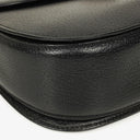 Gucci Bamboo Top Handle Black Leather Bag