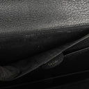 Gucci Bamboo Top Handle Black Leather Bag