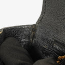 Gucci Bamboo Top Handle Black Leather Bag
