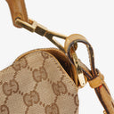 Gucci Bamboo Top Handle GG Canvas and Leather Hobo Bag