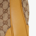 Gucci Bamboo Top Handle GG Canvas and Leather Hobo Bag