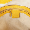 Gucci Bamboo Top Handle GG Canvas Biege Hobo Bag